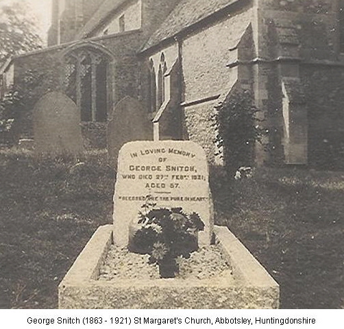 George Snitch Grave Abbotsley